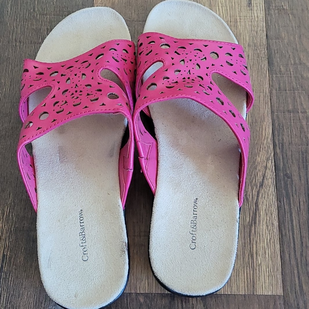 Croft and Barrow slip on sandals